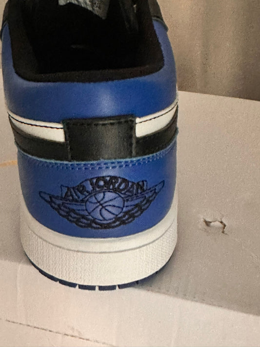 🏀 Nike Air Jordan 1 Low – Royal Black & Blue